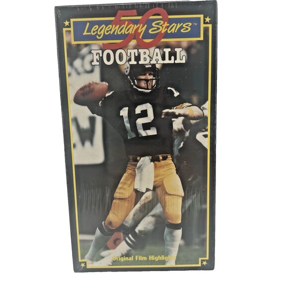 Brand New 50 Legendary Stars: Football (VHS, 2001) NFL Sealed - Picture 1 of 6
